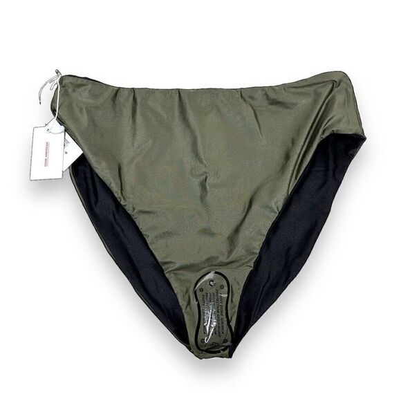 Good American Good Waist Bikini Bottom Women’s Size 6 (4X) High Shine Reversible - Picture 7 of 11